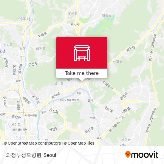 의정부성모병원 map