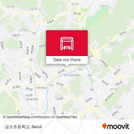 금오초등학교 map