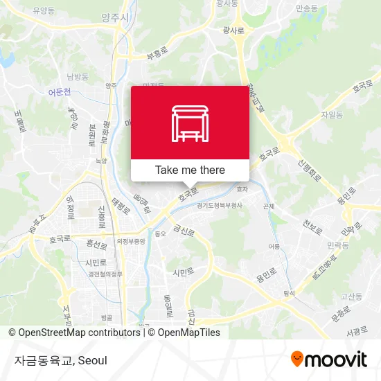자금동육교 map