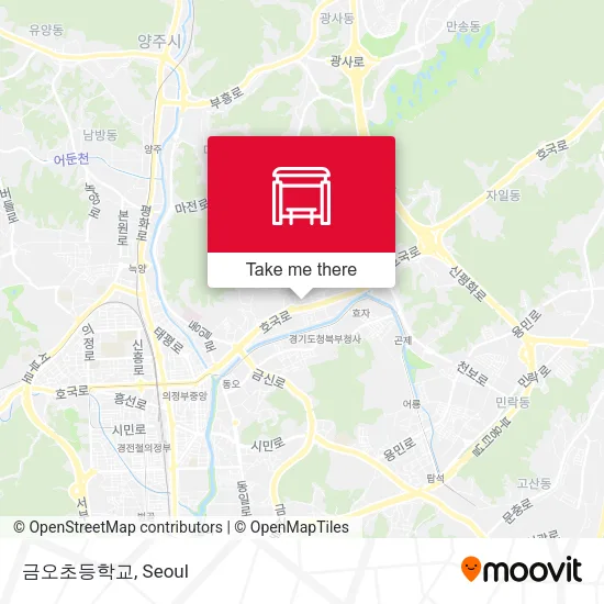 금오초등학교 map