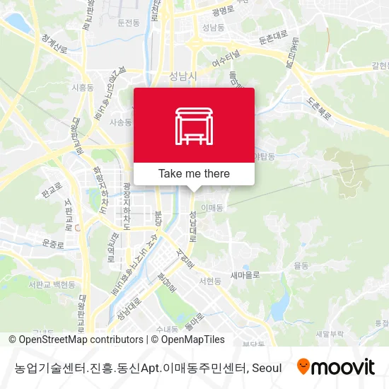 농업기술센터.진흥.동신Apt.이매동주민센터 map