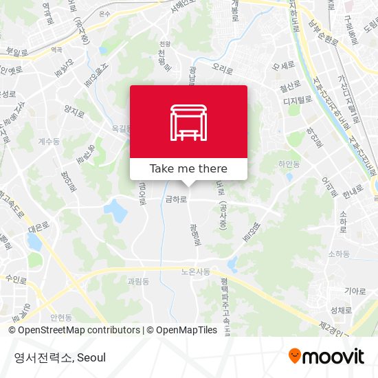 영서전력소 map