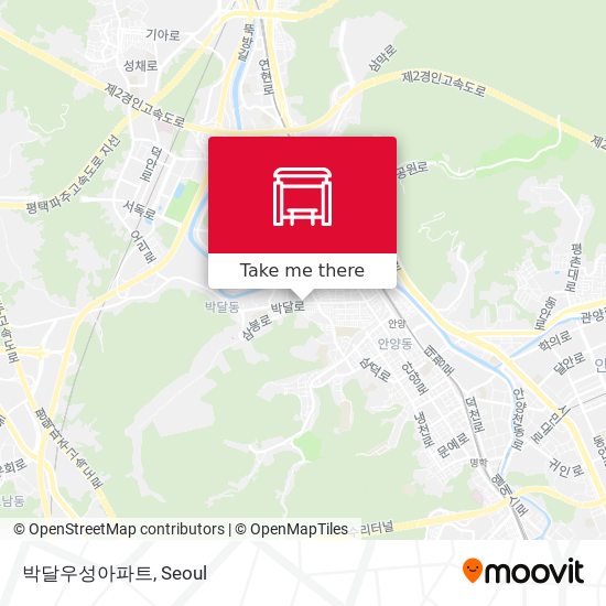 박달우성아파트 map