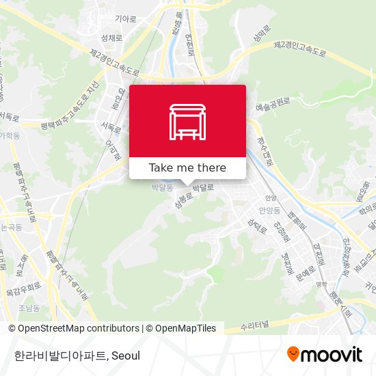 한라비발디아파트 map