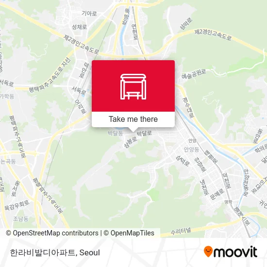 한라비발디아파트 map