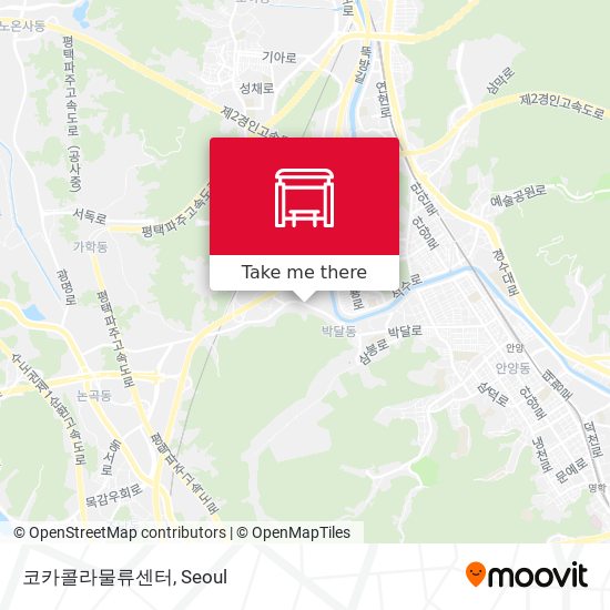 코카콜라물류센터 map