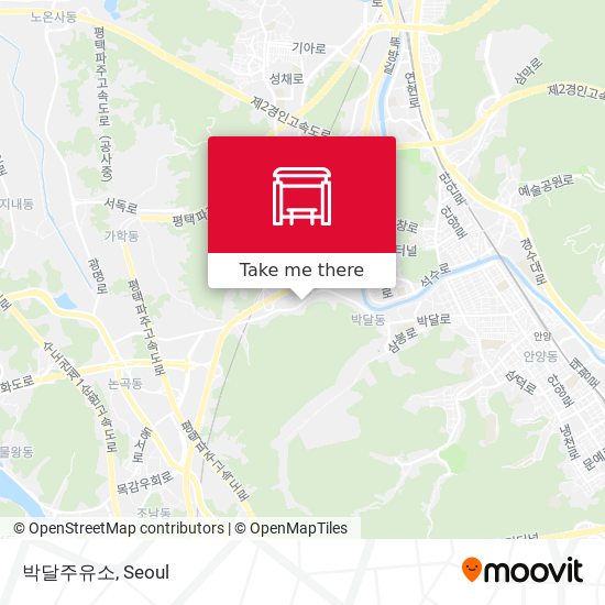 박달주유소 map