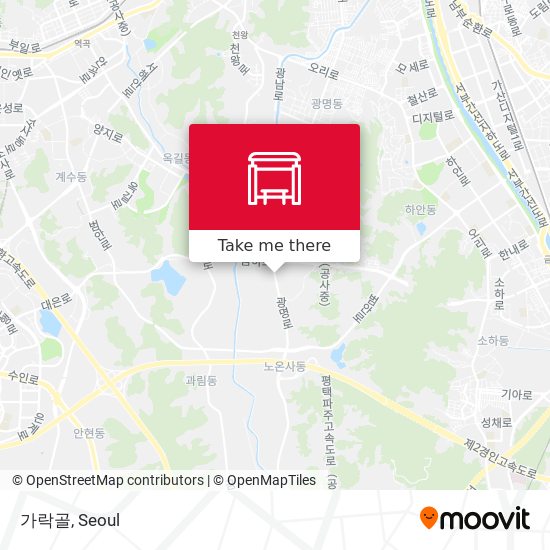 가락골 map