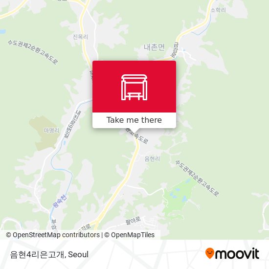 음현4리은고개 map