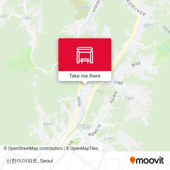 신한미아파트 map