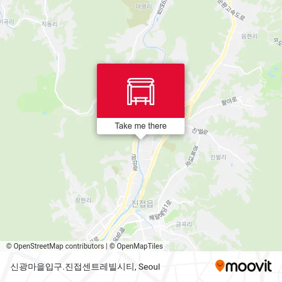 신광마을입구.진접센트레빌시티 map