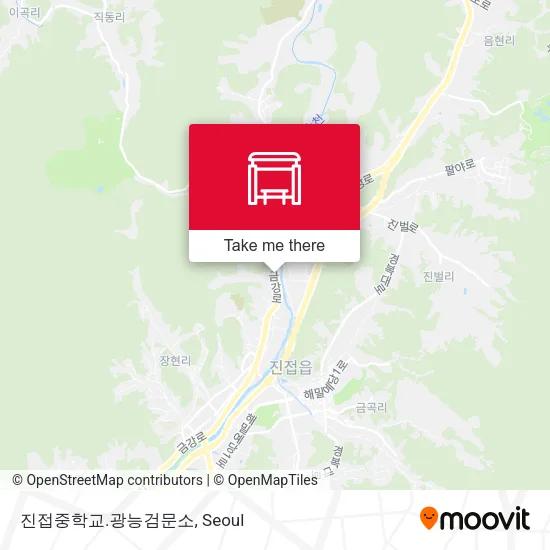 진접중학교.광능검문소 map