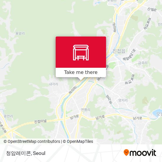 청암레미콘 map