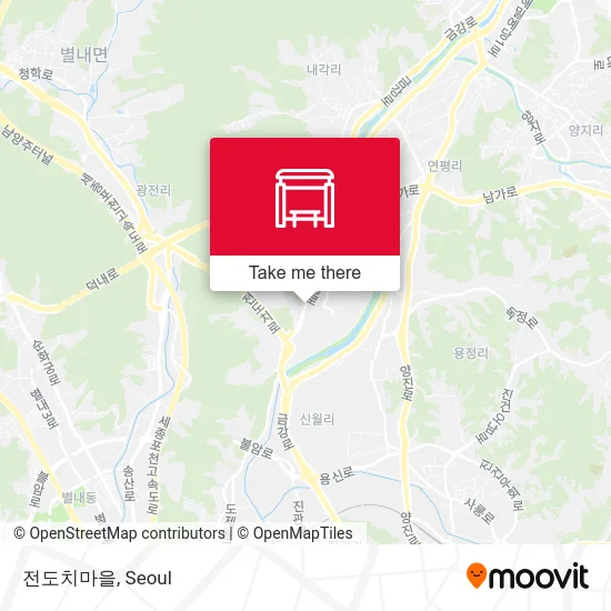전도치마을 map