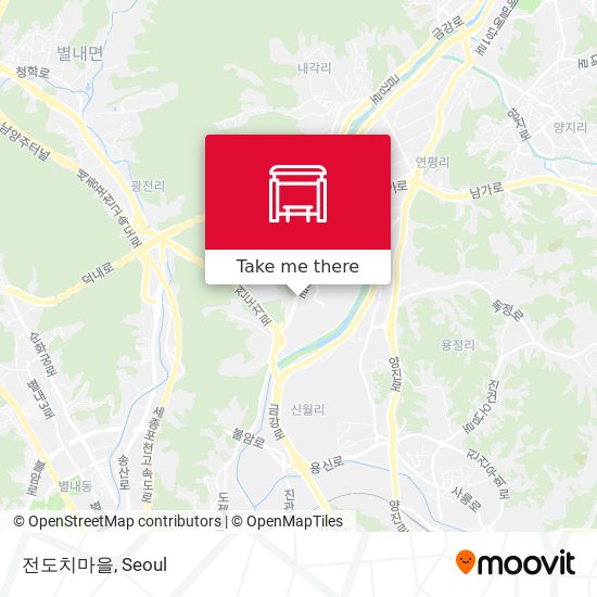 전도치마을 map