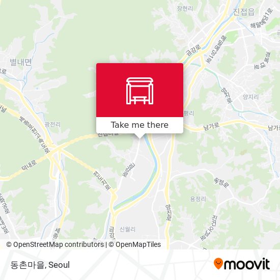 동촌마을 map