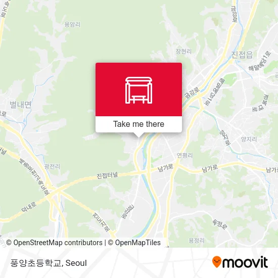 풍양초등학교 map