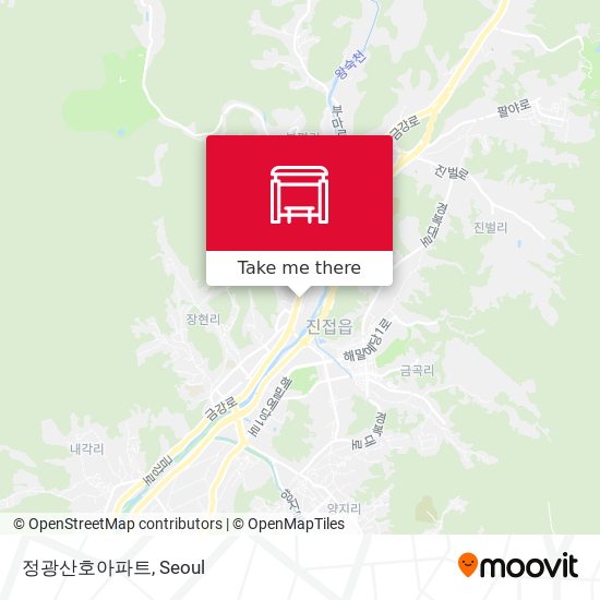 정광산호아파트 map