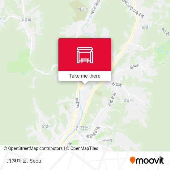 광천마을 map