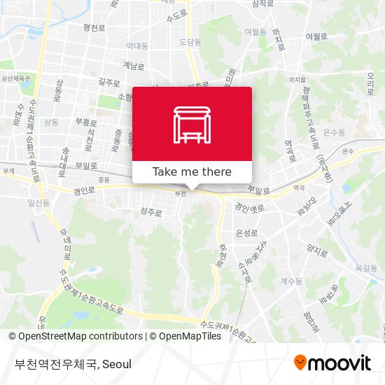 부천역전우체국 map