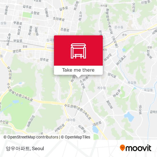 양우아파트 map