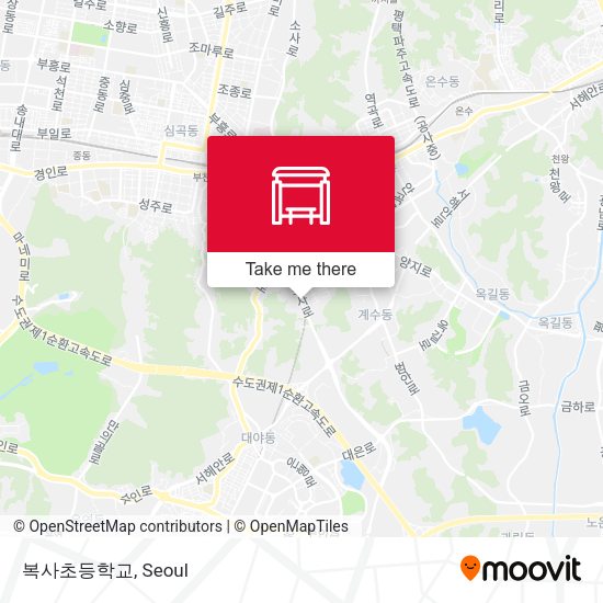 복사초등학교 map
