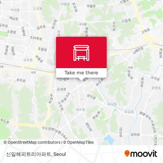 신일해피트리아파트 map