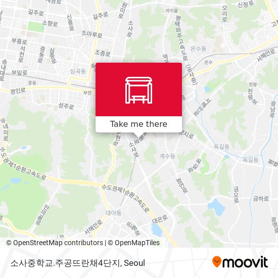 소사중학교.주공뜨란채4단지 map