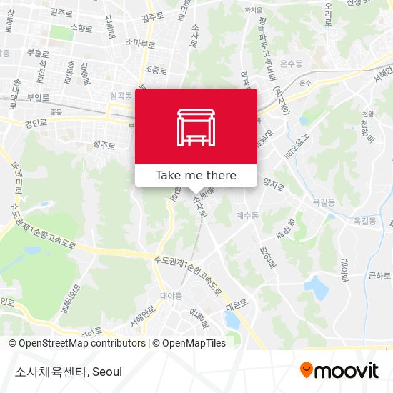 소사체육센타 map