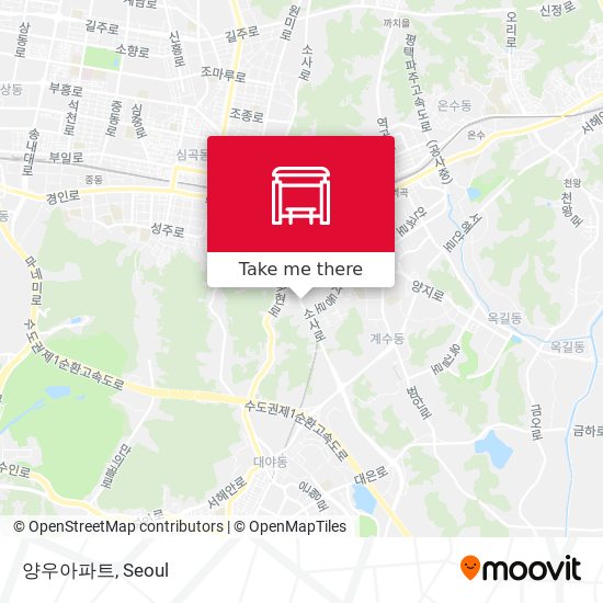 양우아파트 map