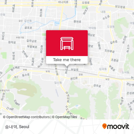 송내역 map