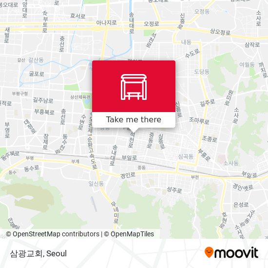 삼광교회 map