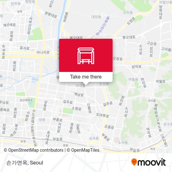 손가면옥 map