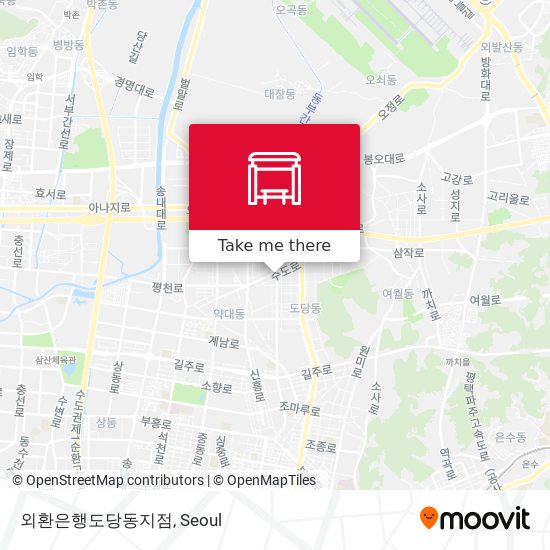 외환은행도당동지점 map
