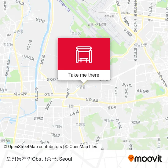 오정동경인Obs방송국 map