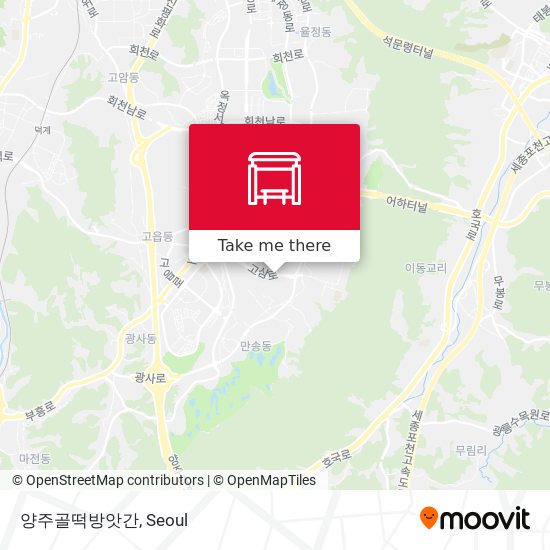 양주골떡방앗간 map