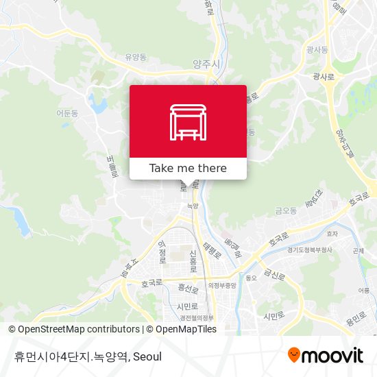 휴먼시아4단지.녹양역 map