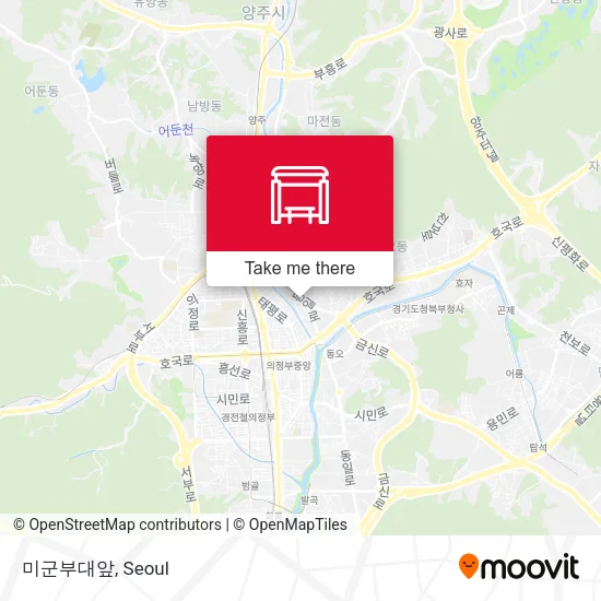 미군부대앞 map