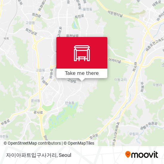 자이아파트입구사거리 map