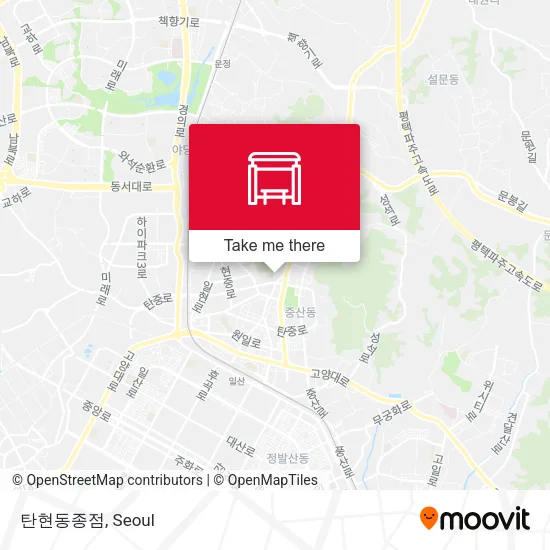 탄현동종점 map