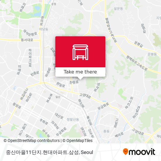 중산마을11단지.현대아파트.삼성 map