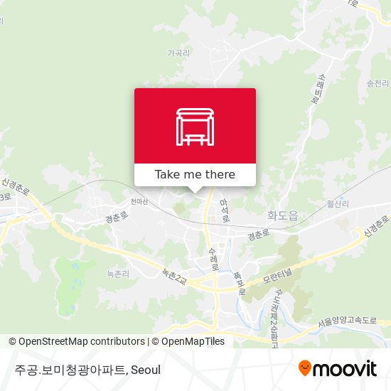 주공.보미청광아파트 map