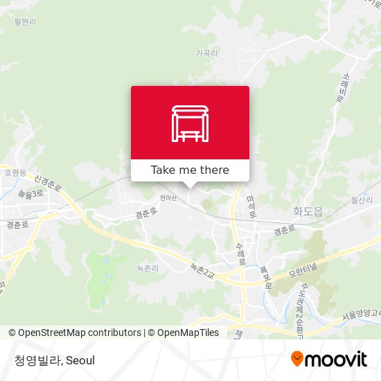 청영빌라 map