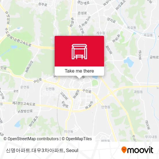 신명아파트.대우3차아파트 map