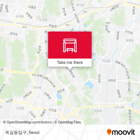 옥길동입구 map