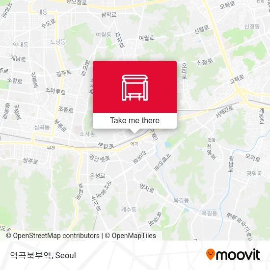 역곡북부역 map