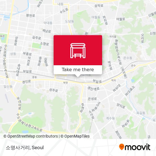 소명사거리 map