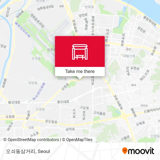 오쇠동삼거리 map
