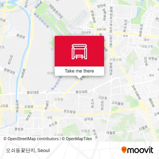 오쇠동꽃단지 map
