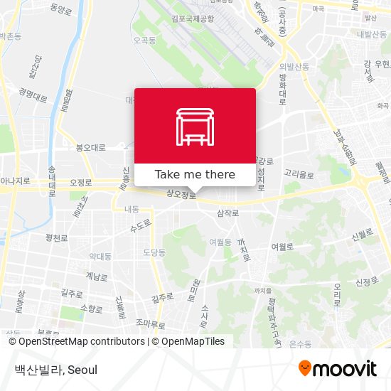 백산빌라 map